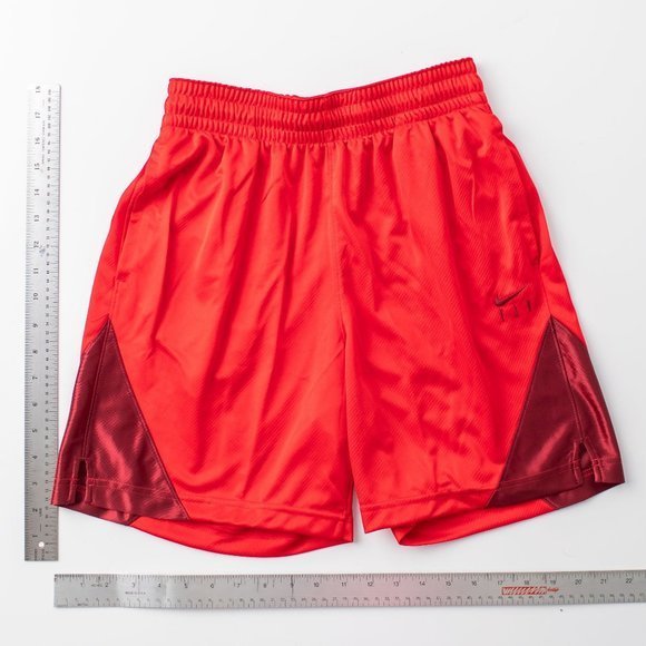 NIKE BASKETBALL Red FLY CROSSOVER DRI-FIT SHORTS - Picture 1 of 4